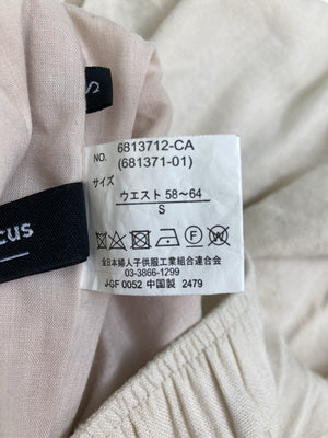 Doublefocus/ダブルフォーカス/スラックス/パンツ/ベージュ/S