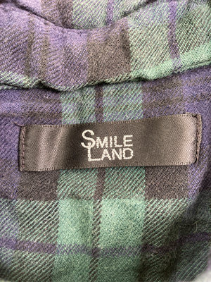 SMILE LAND/スマイルランド/シャツワンピース/ワンピース/ドレス/ネイビー/L
