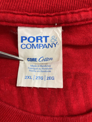 PORT&COMPANY/ポートアンドカンパニー/Tシャツ/カットソー/トップス/レッド/2XL
