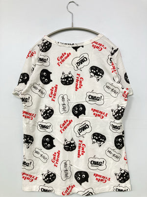 Flap/Tシャツ/カットソー/トップス/ホワイト/Free