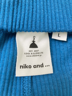niko and .../ニコアンド/スラックス/パンツ/スカイブルー/L