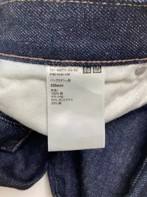UNIQLO JEANS/ユニクロジーンズ/デニムパンツ/パンツ/ネイビー/22