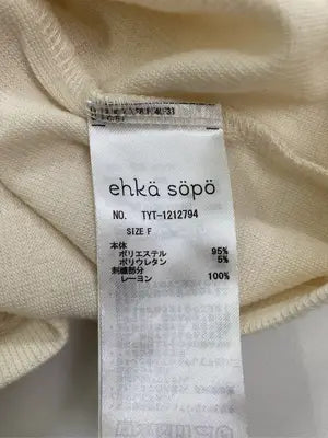 ehka sopo/エヘカソポ/Tシャツ/カットソー/トップス/ベージュ/F