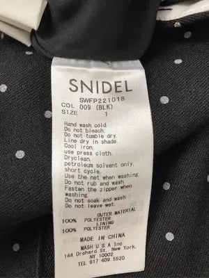 SNIDEL/スナイデル/その他パンツ/パンツ/ブラック/1