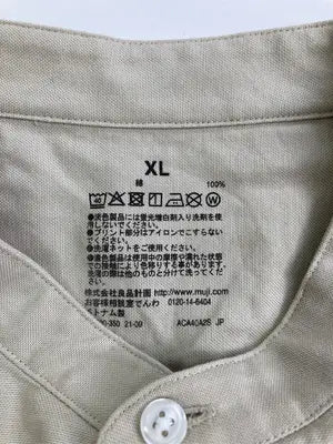 シャツ/ブラウス/トップス/グレー/XL