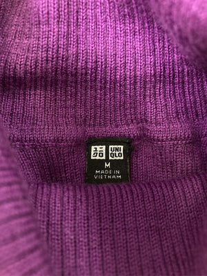 UNIQLO/ユニクロ/ニット/セーター/トップス/パープル/M