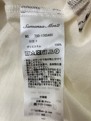 Samansa Mos2/サマンサモスモス/シャツ/ブラウス/トップス/ホワイト/F