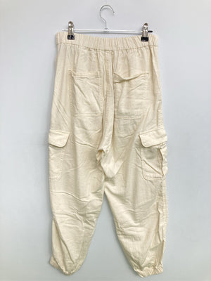 ZARA/ザラ/カーゴパンツ/パンツ/アイボリー/EUR36/USA4/MEX26