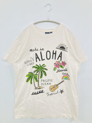 Hula Lani/Tシャツ/カットソー/トップス/ホワイト/MEDIUM