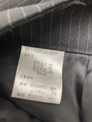 スラックス/パンツ/ブラック/64-91