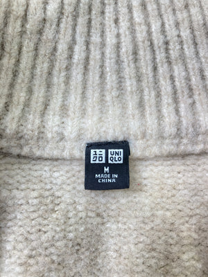 UNIQLO/ユニクロ/ニット/セーター/トップス/アイボリー/M