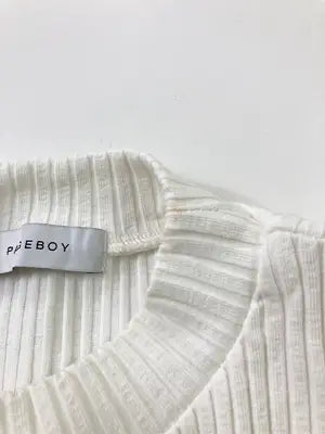 PAGE BOY/ページボーイ/ニット/セーター/トップス/ホワイト/F