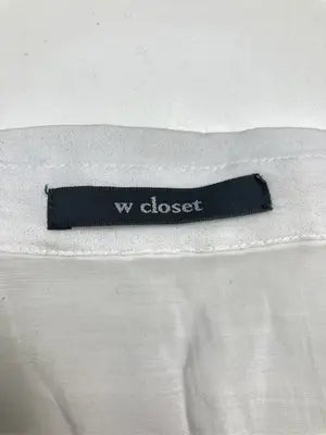 w closet/ダブルクローゼット/シャツ/ブラウス/トップス/ホワイト