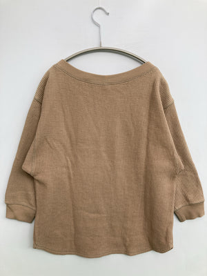 UNIQLO/ユニクロ/Tシャツ/カットソー/トップス/ブラウン/S