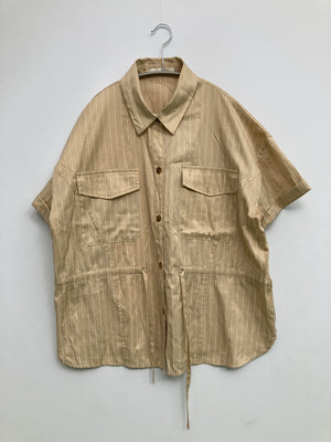 RETRO GIRL/レトロガール/シャツ/ブラウス/トップス/ベージュ/M