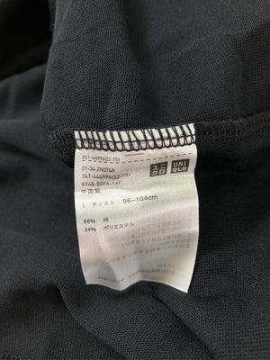 UNIQLO/ユニクロ/Tシャツ/カットソー/トップス/ブラック/L