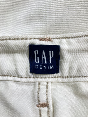 GAP/ギャップ/デニムパンツ/パンツ/ホワイト/25 WIDE-LEG