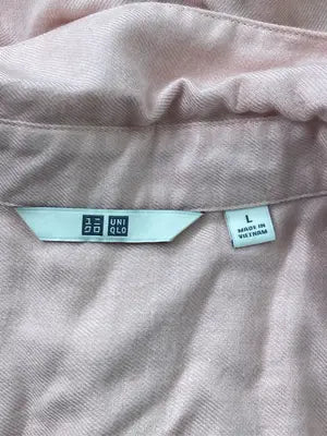 UNIQLO/ユニクロ/シャツ/ブラウス/トップス/ピンク/L
