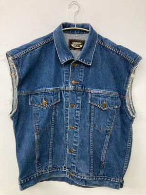SAMWIN JEANS/ベスト/トップス/ブルー/XXL