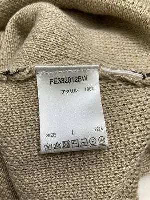 Perushu/ペルーシュ/ニット/セーター/トップス/ベージュ/L