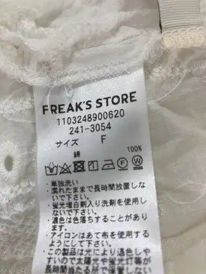 FREAK'S STORE/フリークスストア/シャツ/ブラウス/トップス/ホワイト/F