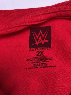 WWE/Tシャツ/カットソー/トップス/レッド/2X
