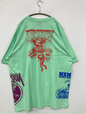 Tシャツ/カットソー/トップス/ライトグリーン/XXL