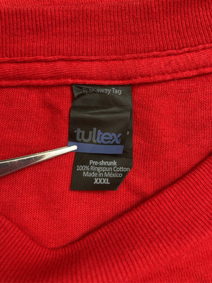Tultex/タルテックス/Tシャツ/カットソー/トップス/レッド/XXXL