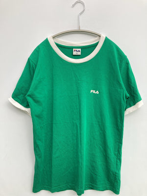 FILA/フィラ/Tシャツ/カットソー/トップス/グリーン/L