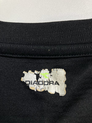 DIADORA/ディアドラ/Tシャツ/カットソー/トップス/ブラック