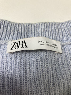 ZARA/ザラ/ベスト/トップス/スカイブルー/EUR S/USA S/MEX 26