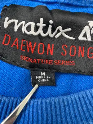 matix/ニット/セーター/トップス/ブルー/M