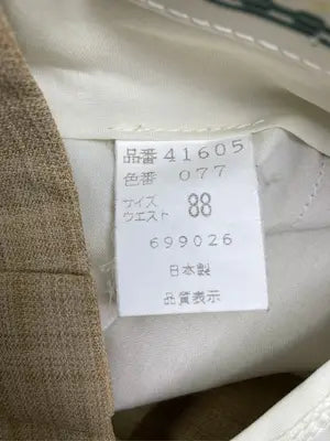 スラックス/パンツ/ベージュ/ウエスト88