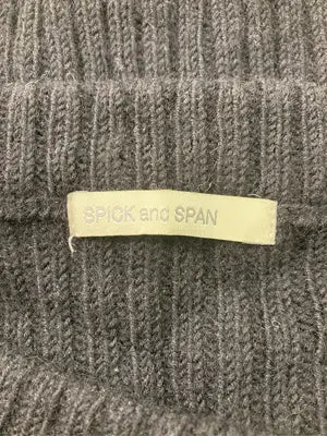 Spick&Span/スピックアンドスパン/ニット/セーター/トップス/ブラック