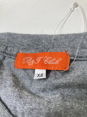 Bg T Blel/Tシャツ/カットソー/トップス/グレー/X4