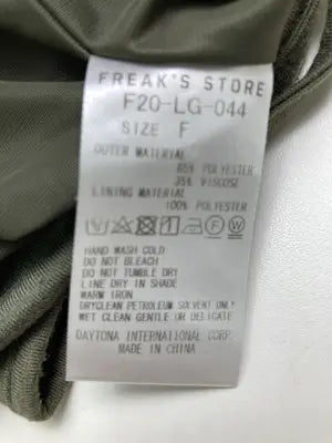 FREAK'S STORE/フリークスストア/サロペット/オーバーオール/オールインワン・サロペット/カーキ/F