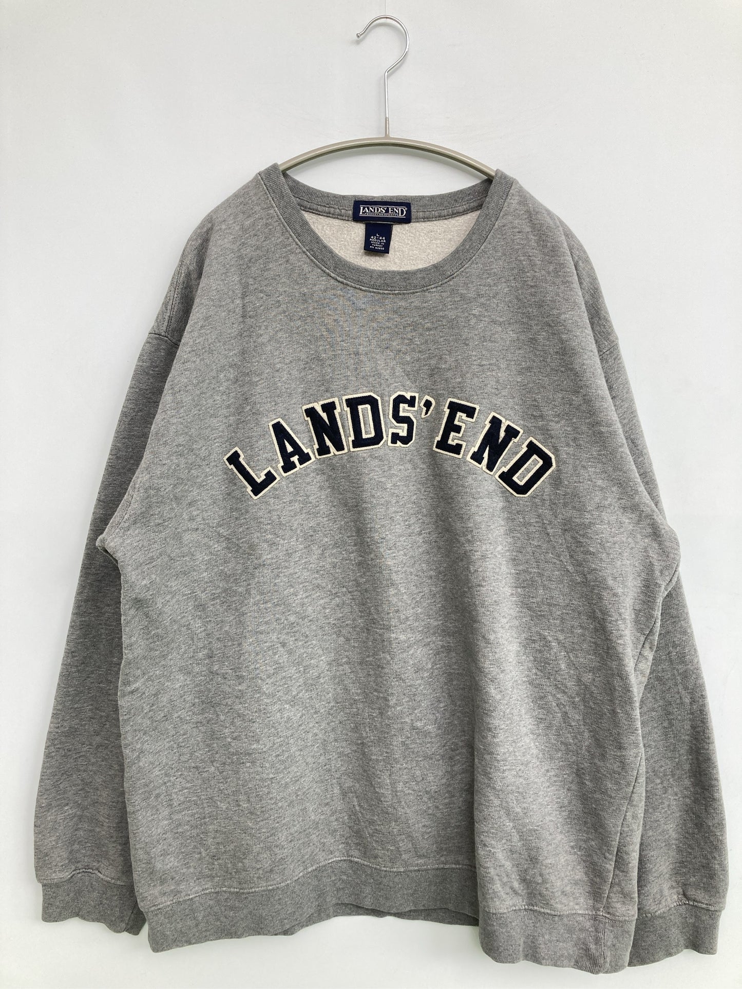 LANDS' END/ランズエンド/スウェット/トップス/グレー/L