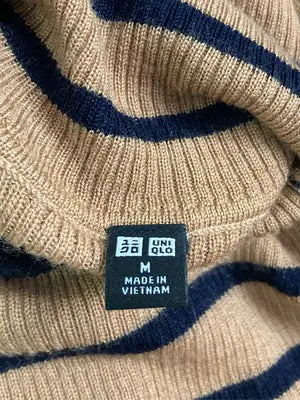 UNIQLO/ユニクロ/ニット/セーター/トップス/ブラウン/M