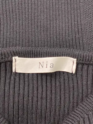 Nia/Tシャツ/カットソー/トップス/ブラック