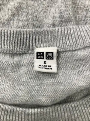 UNIQLO/ユニクロ/ニット/セーター/トップス/グレー/S