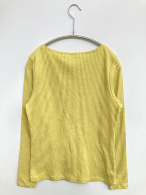 UNIQLO/ユニクロ/Tシャツ/カットソー/トップス/イエロー/L