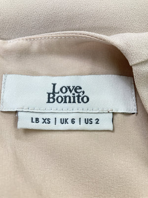 Love, Bonito/ラブボニート/つなぎ/オールインワン/オールインワン・サロペット/ベージュ/LB XS/UK 6/US 2