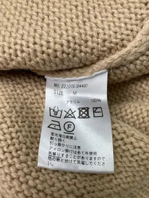 CECIL McBEE/セシルマクビー/ニット/セーター/トップス/ベージュ/M