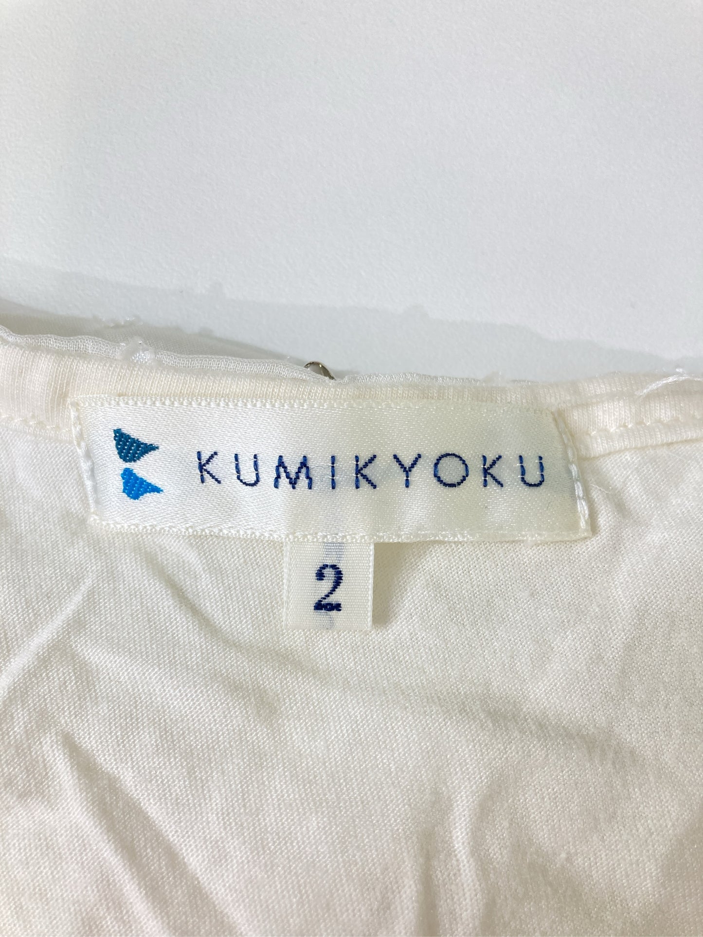 KUMIKYOKU/クミキョク/シャツ/ブラウス/トップス/ホワイト/2