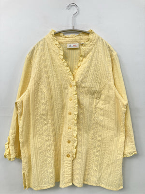 d&co./シャツ/ブラウス/トップス/イエロー/L