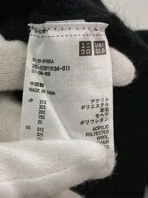 UNIQLO/ユニクロ/ニット/セーター/トップス/ブラック/M