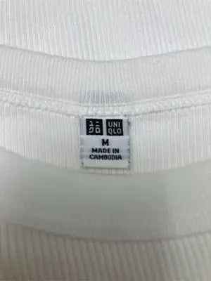 UNIQLO/ユニクロ/Tシャツ/カットソー/トップス/ホワイト/M