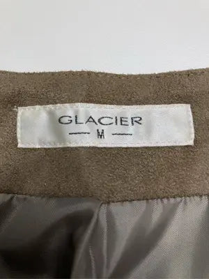 GLACIER/グラシア/ノーカラージャケット/ジャケット/アウター/ブラウン/M