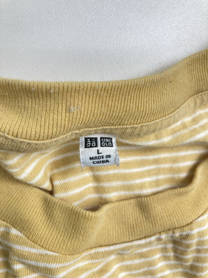 UNIQLO/ユニクロ/Tシャツ/カットソー/トップス/ベージュ/L