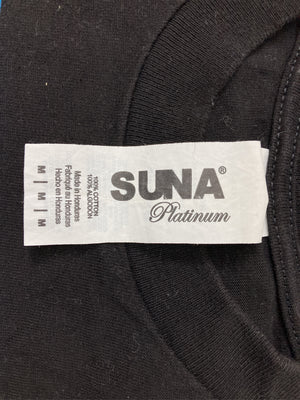 SUNA/Tシャツ/カットソー/トップス/ブラック/M